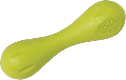 WEST PAW Zogoflex Hurley Dog Bone Chew Toy – Floatable Pet Toys for Aggressive Chewers, Catch, Fetch – Bright-Colored Bones for Dogs – Recyclable, Dishwasher-Safe, Non-Toxic, Small, Granny Smith