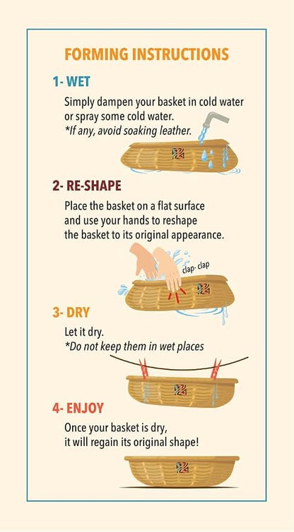 Handwoven Dog Bed – Woven Baskets for Gifts – Small to XXL Empty Dog Basket and Dog Toy Bin – Large Storage Basket for Dogs and Toys – Elegance and Decorative Basket for Your Pet (Natural, Medium)