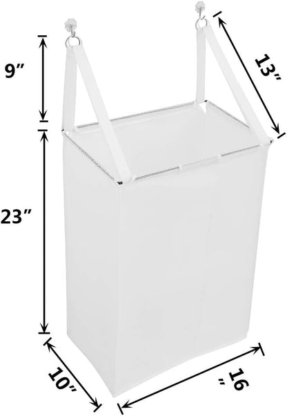 ALYER Wall Hanging Mesh Laundry Hamper, Over the Door Large Storage Bag