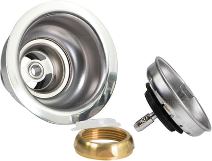Highcraft 9754 Kitchen Sink Stainless Steel Drain Assembly