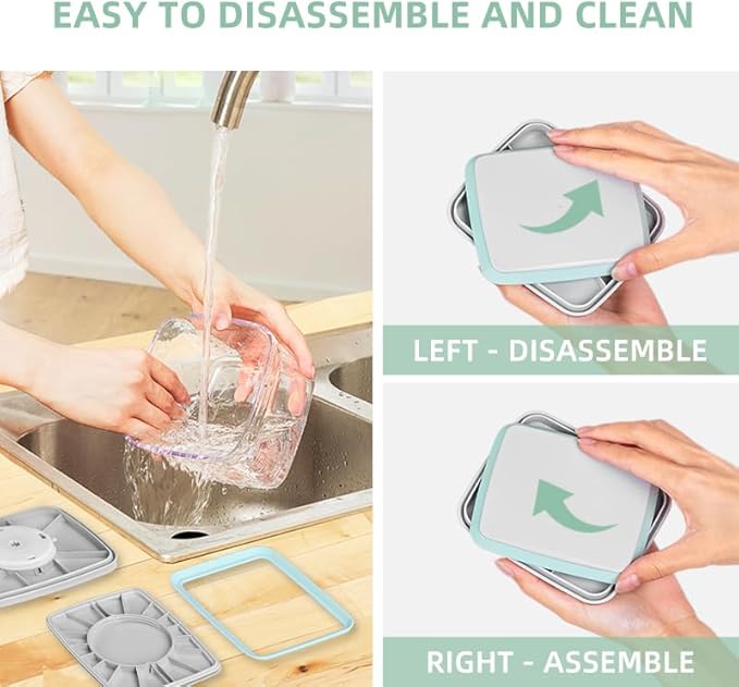 Food Storage Containers with Lids Airtight- 3Pcs BPA-Free Kitchen and Pantry