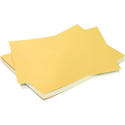 Bright Creations Gold Craft Paper Cardboard Sheets - 11 x 8.5 in, Pack of 50 - Metallic Cardstock & Foil Art Paper for Crafts & Scrapbooking