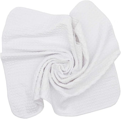Waffle Weave Kitchen Towels Thick Microfiber Dish Drying Towels Absorbent Tea
