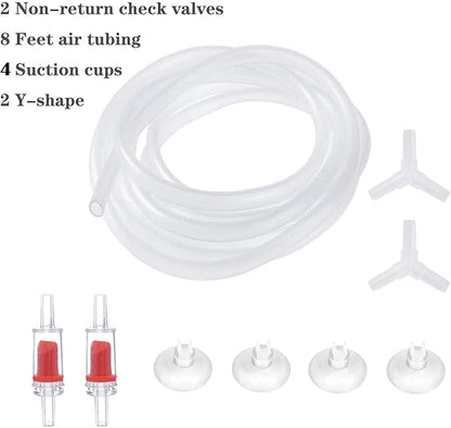 ALEGI 2 Pcs Large Sponge Filter Kit with Airline Tubing, Air Pump Valves, Suction Cups for 125 Gallon Tank