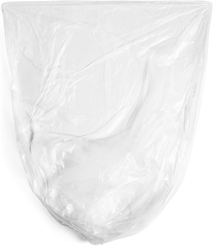 Aluf Plastics High Density Trash Bags, 60 Gallon, 22 Micron,