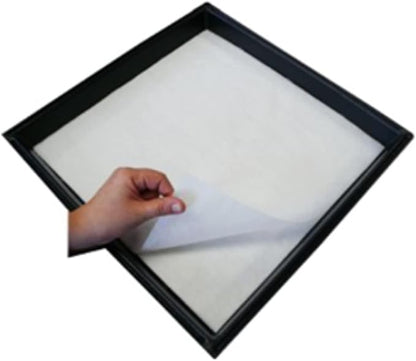Bird Cage Liner Sheets, 18x18 and 24x36 Inches, 100 Count, White, Custom Cut (60lb up to 24x24)