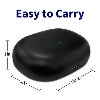 Alimingyan Charging Case Replacement Compatible for Beats Solo Buds, USB-C Charging Port case 660mAh Built-in Battery with Lanyard Hole(Not Include Earphone)