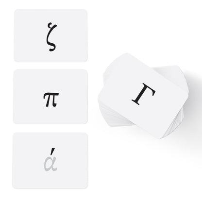 CARDDIA | Biblical Greek Alphabet Educational Flashcards | Includes Uppercase, Lowercase, Diacritic Marks and Punctuation