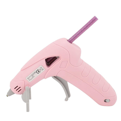 Cordless Hot Glue Gun Kit, Rechargeable, Fast Preheating, 2200 mAh, with 30 Glue Sticks, for Art, Crafts, Decorations