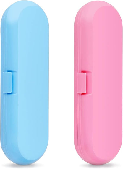Fowecelt 2 Pack Electric Toothbrush Travel Case
