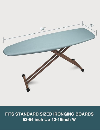 Ironing Board Cover and Pad, Resist Scorching and Staining, 15x54 Reflective