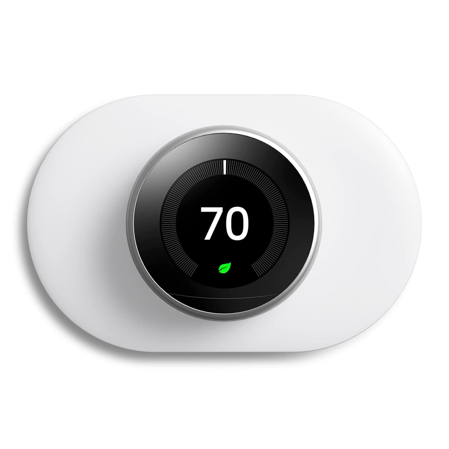 Nest Wall Plate for Google Nest Learning Thermostat 2nd/3rd, 7.7 * 5 inch Nest Thermostat Trim Kit, Made for Google Nest Learning Thermostat 2nd/3rd, Easy Installation