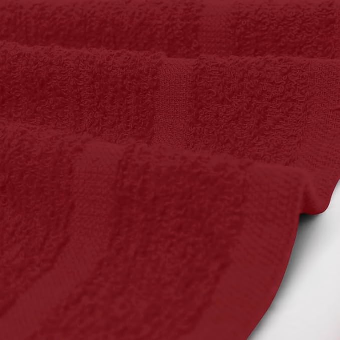 Avalon Towels Cotton Washcloths – Size 12x12 Inches, 100% Ring Spun Cotton