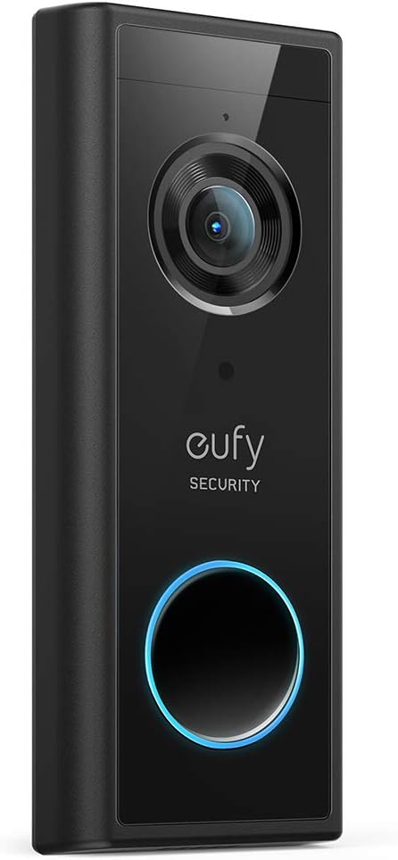 eufy Security Wireless Video Doorbell S220 Add-on with 2K Resolution Video, Easy Self-Installation, Enhanced Home Security, Cost-Effective, Compatible with HomeBase 1, 2, 3, E