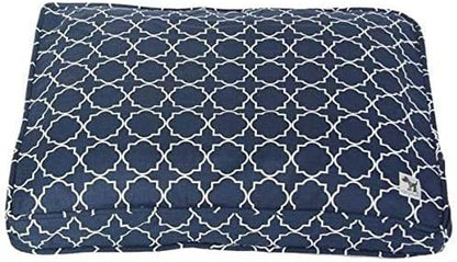 Molly Mutt Sheepy Wool-Filled Crate Pad, GOTS-Certified 100% Organic Cotton Canvas Cover with Soft 100% Natural Wool Insert, Ideal for Dog Bed or Kennel, Romeo & Juliet, 30" x 21" x 2.5"