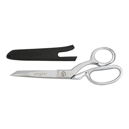 Gingher 8-Inch Micro-Serrated Edge Knife Edge Dressmaker's Shears, Blunt Tip