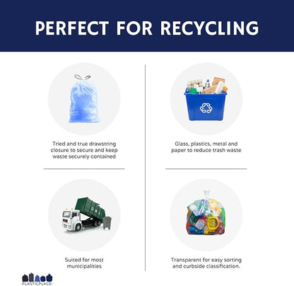 Plasticplace Custom Fit Trash Bags, Compatible