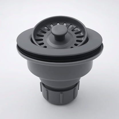 3-1/2 Inch Polymer Urban Gray Sink Drain Assembly