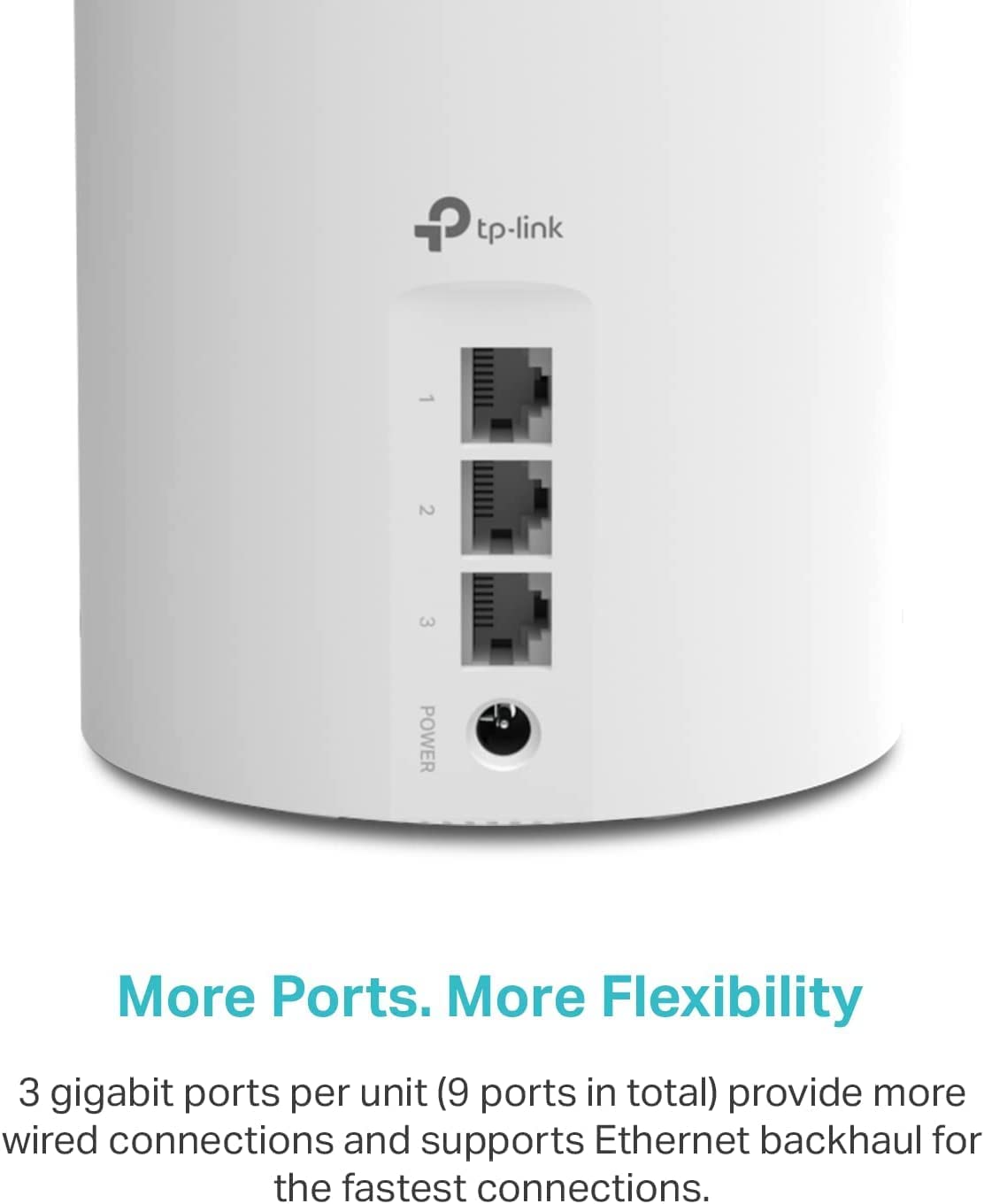 TP-Link Deco X55 AX3000 WiFi 6 Mesh System - Covers up to 6500 Sq.Ft, Replaces Wireless Router and Extender, 3 Gigabit Ports per Unit, Supports Ethernet Backhaul, Deco X55(3-Pack)