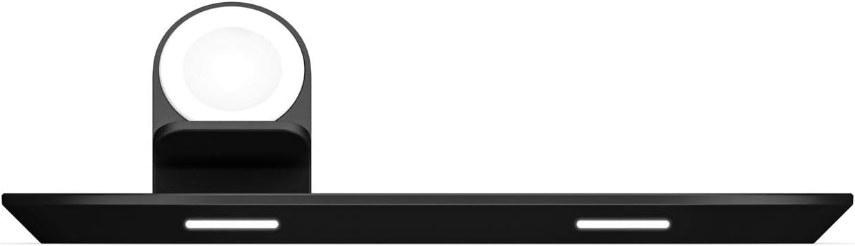 Mophie 3 in 1 Qi Wireless Charging Pad for iPhone, AirPods and Apple Watch - Polished Black (409903518)
