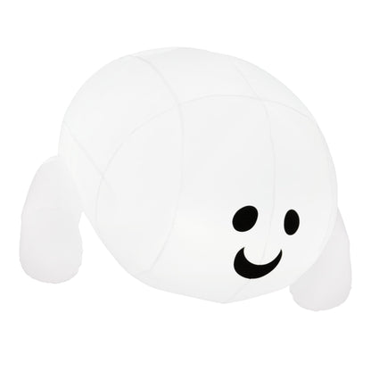 JOYIN Halloween Inflatable Outdoor Decorations, 4.5ft Inflatable Cute Ghost Decoration Lying On The Roof with LEDs, Halloween Blow Up Yard Decor for Parties Roof Decor