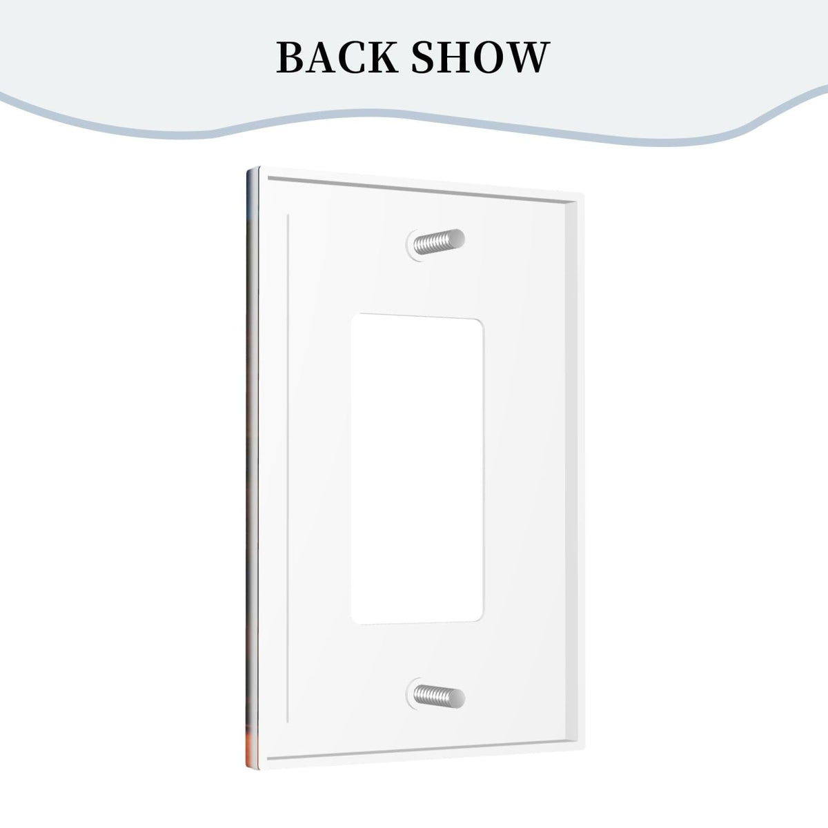 HLCoChT Decorative Art Light Switch Covers Pumpkin - lit Halloween Eve Switch Plate 1 Gang Rocker Outlet Decorative Switch plate Faceplate GFCI Light Switch Covers