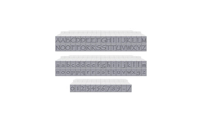 Contact USA Small 84 Piece Papyrus Pegz Alphabet Rubber Stamps