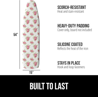 GORILLA GRIP The Original Ironing Board Cover and Pad, Silicone Coating