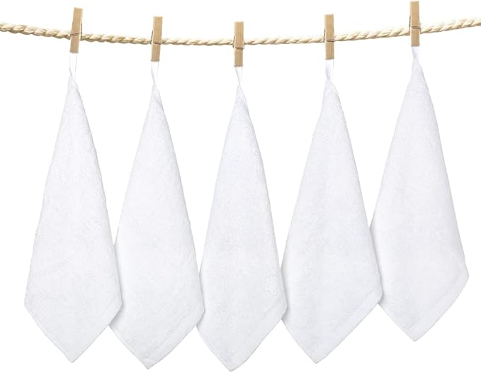 Yoofoss Luxury Washcloths Towel Set 10 Pack Baby Wash Cloth