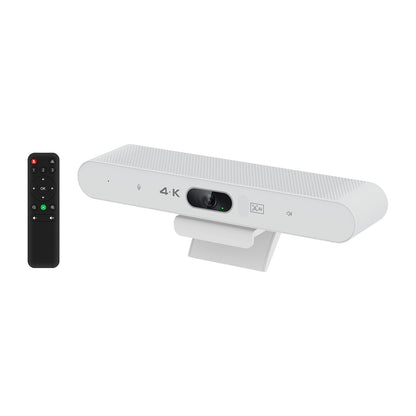 4K All-in-One Video Bar, USB Video Conference System, 4K 8MP Conference Camera & Hi-Fi Speaker & 2 Noise-reducing Mics, Auto Framing & Speaker Tracking, 94°FOV, Auto Light Correction, Plug and Play