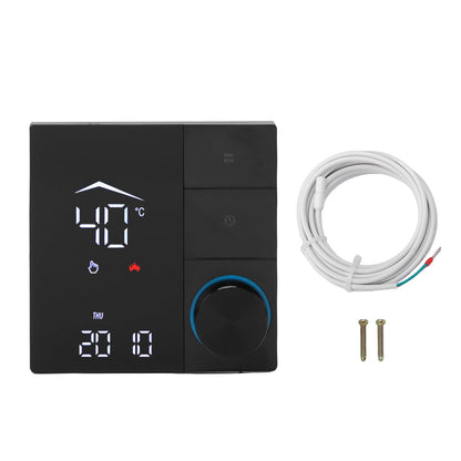 YUEHISY Smart Thermostat, WiFi Temperature Controller Panel 16A, APP Remote Scheduling, Programmable, IP20 Rated, for Home, Hotel, Office