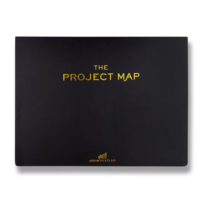 GROWTH ATLAS Map Desk Pad Project Notebook - One-Page Project Planner for Business Owners to Stay Focused, Project Management, and Achieve Results with a Success Mindset