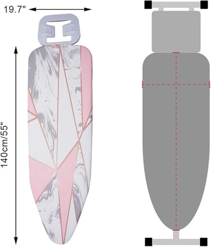 Ironing Board Cover and Pad Extra Thick Padding 19 X 50 Inch Fits Large and
