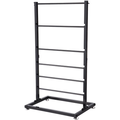 6-Tier Ribbon Holder, Large Capacity Ribbon Storage Rack, Height Adjustable Metal Spool Organizer, Countertop Ribbon Display Shelf Wrapping Paper Holder for Flower Store, Craft Room, Cake Shop