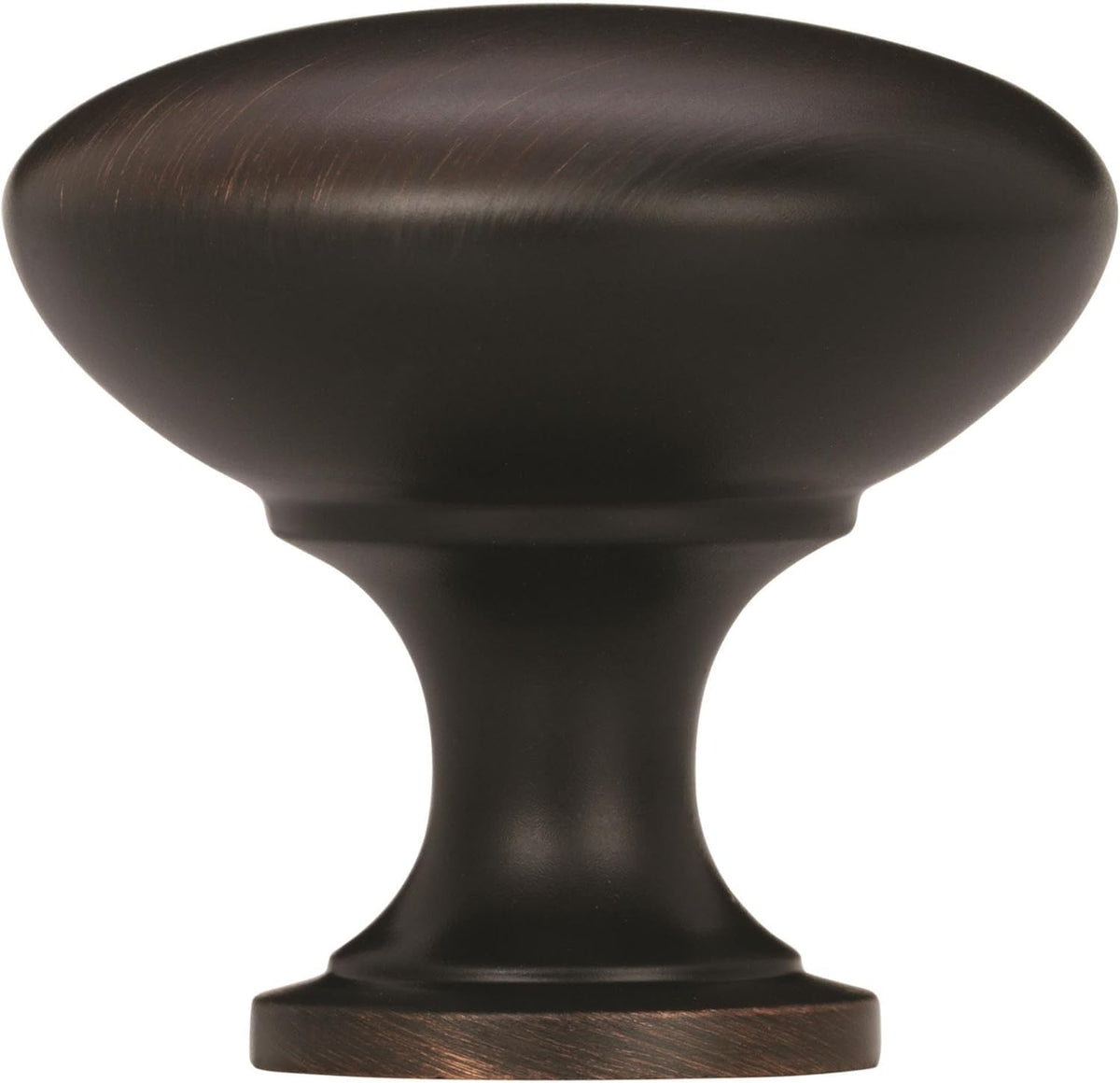 Amerock | Cabinet Knob | Oil Rubbed Bronze | 1-1/4 inch (32 mm) Diameter | Edona | 10 Pack | Drawer Knob | Cabinet Hardware