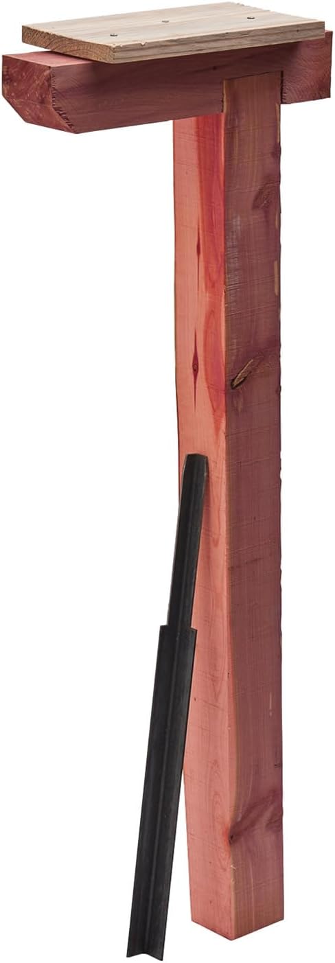Architectural Mailboxes DPK000AM Drive-in Post, No Size, Aromatic Cedar | Naturally weather-resistant post with a no-dig ground spike and a classic grain finish that ages gracefully outdoors.