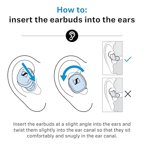 Sennheiser Momentum True Wireless 4 Smart Earbuds, Bluetooth 5.4, Crystal-Clear Sound, Noise Cancelling Earbuds, Comfortable Design, 30-Hour Battery, Adaptive ANC, LE Audio, Auracast – Black Graphite