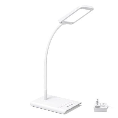 TROND Desk Lamp, Bright Dimmable Eye-Caring Table Lamp, 3 Color Modes 7 Brightness Levels, Flexible Gooseneck, Touch Control, Memory Function, Desk Light for Home Office Dorm Room Essentials