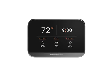 Honeywell Home X7S Smart Thermostat with Advanced Occupancy Sensing, Humidity Monitoring, and Customizable Touchscreen Display, Black