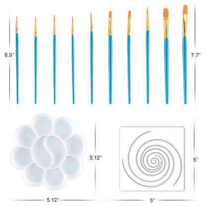 53PCS Mandala Dotting Tools Set for Painting Rocks,Mandella Art and Drafting Art Supplies