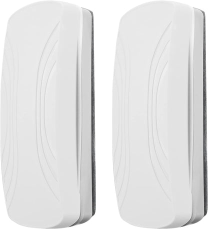 Ddaowanx Whiteboard Eraser, Magnetic Dry Erase Eraser, Glass Board Eraser,School and Office Supplies (4 Pack/White)