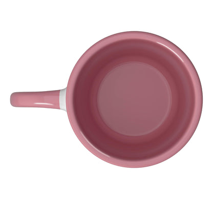 Halloween Trick Treat Boo Ceramic Mug, Pink/White