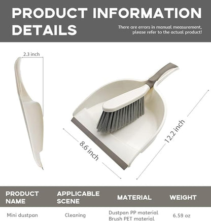 Dust Pan, Dustpan and Brush Set, Small Dust Pan and Brush Set, Hand Broom and