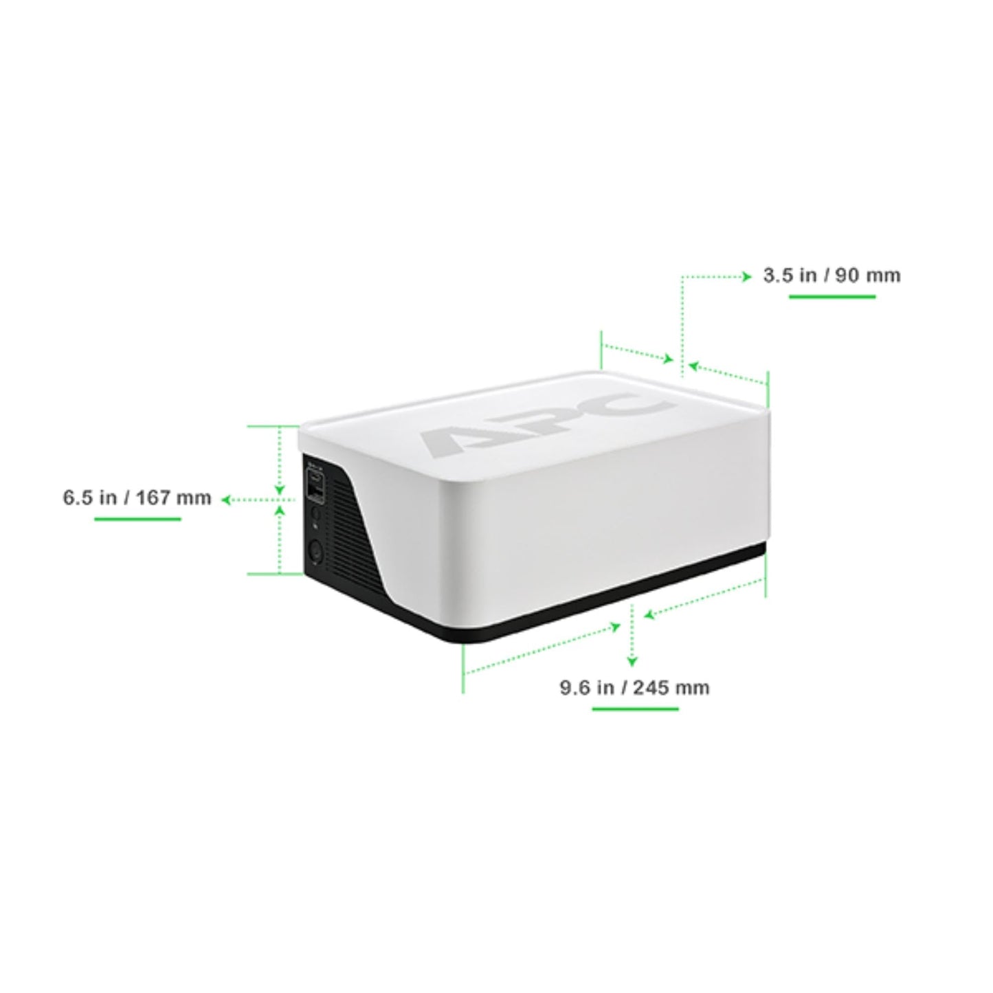 APC UPS Battery Backup, 700VA UPS with 4 Backup Battery Outlets, Type C USB Charging, BE700G3 Back UPS