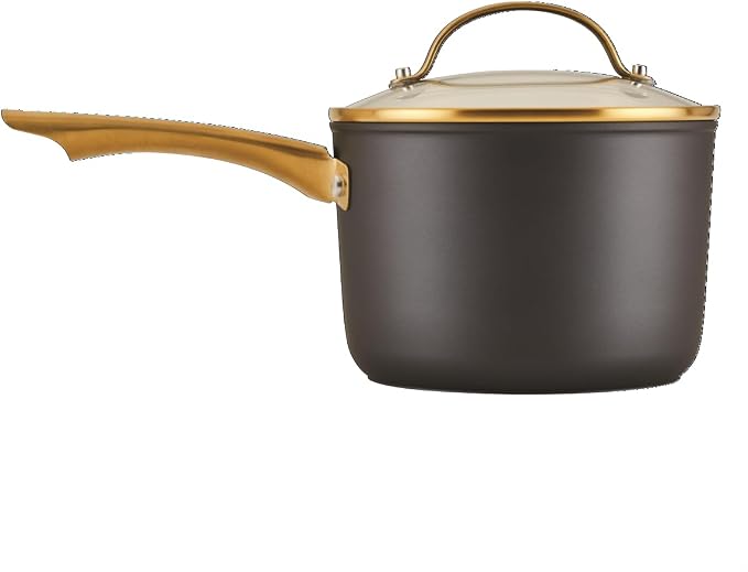 Farberware Forged Induction Ceramic Nonstick Cookware Set, 12-Piece, Black Pots & Pans