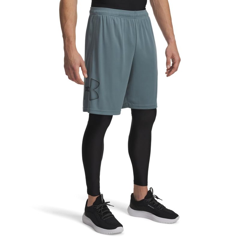 Under Armour Men's Tech Graphic 10" Shorts, (587) Jasper Blue / / Black, XX-Large Tall