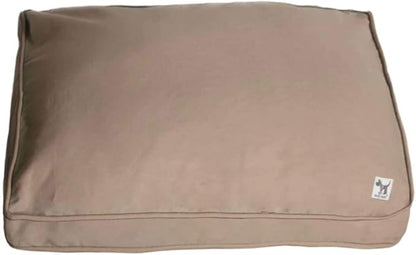 Molly Mutt Sheepy Wool-Filled Crate Pad, GOTS-Certified 100% Organic Cotton Canvas Cover with Soft 100% Natural Wool Insert, Ideal for Dog Bed or Kennel, Wild Horses, 30" x 21" x 2.5"