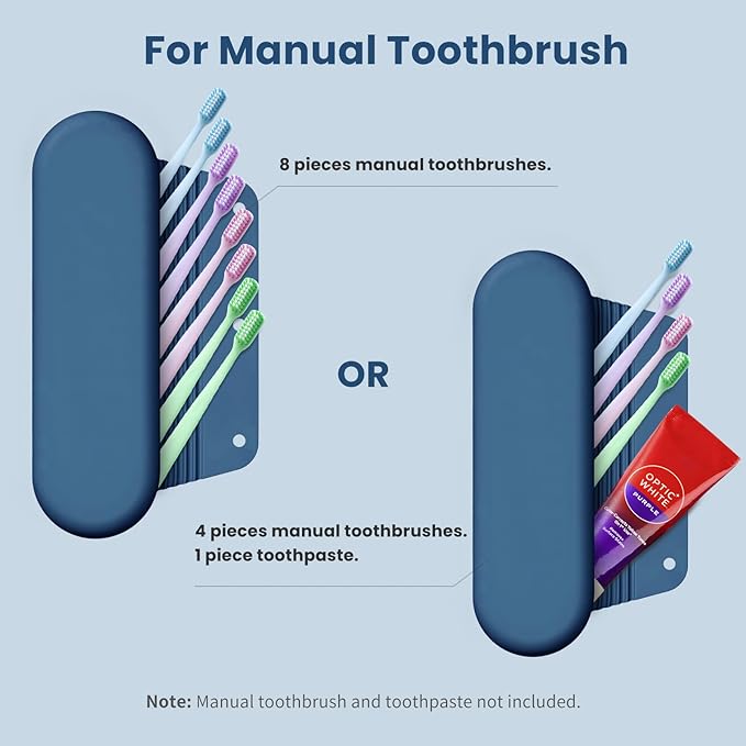 Silicone Electric Toothbrush Travel Case, Manual Toothbrush Travel Cover