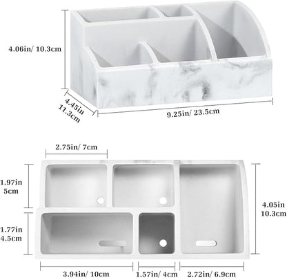 Luxspire Electric Toothbrush Holders, Bathroom Organizer Countertop Caddy 5