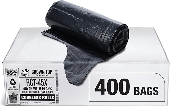 Aluf Plastics RCT-45X Star Sealed Coreless Rolls